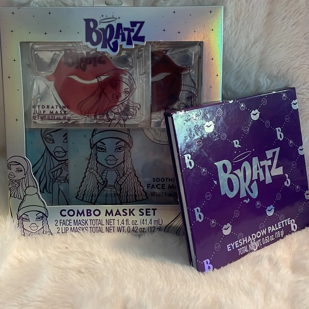 Brats combo Mask set‎ with a brats eyeshadow palette